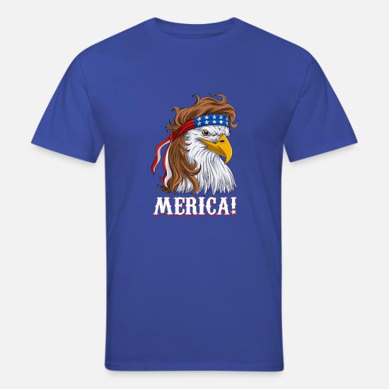 Eagle Mullet Merica American Flag 